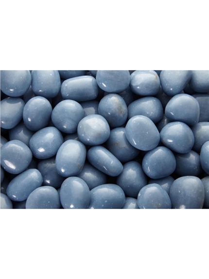 Pierres roulées - Angélite - Sachet 500 grs