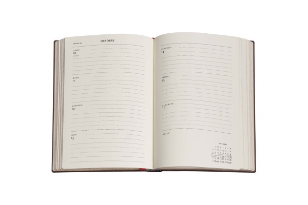 agenda PAPERBLANKS MIDi 12 mois Morris danse du vent