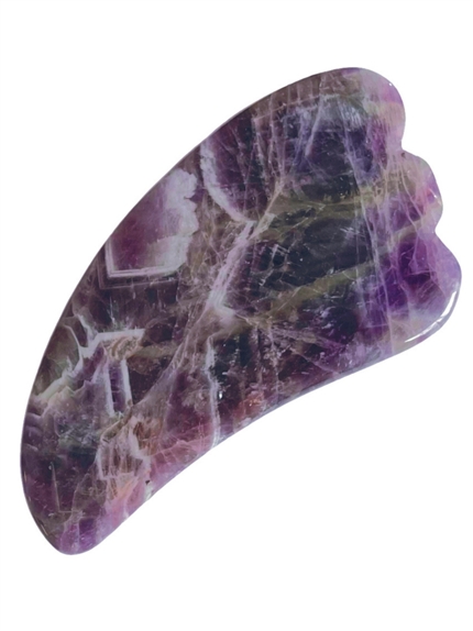 Gua Sha Palme en Améthyste