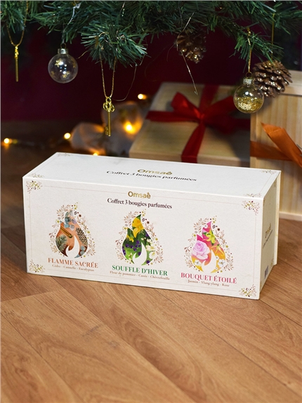 Coffret de 3 Bougies parfumées