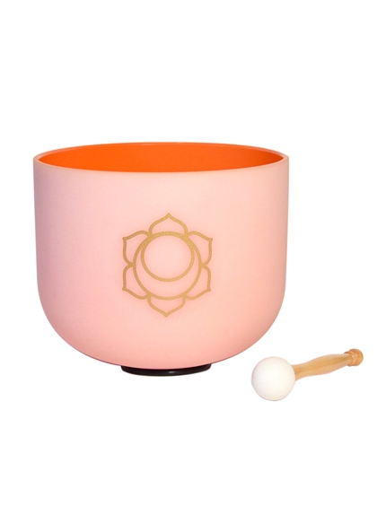 Bol chantant en Cristal Chakra Sacré