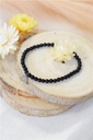 Bracelet Onyx Perles rondes 4 mm