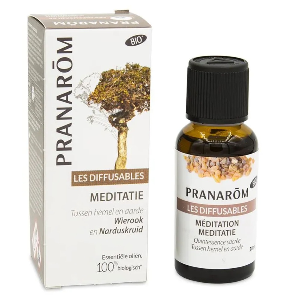 Pranarom Mélange d'huiles essentielles méditation BIO --30ml