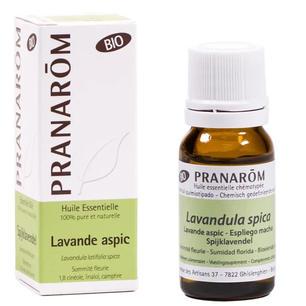 Huile essentielle Lavande aspic Pranarom BIO -- 10ml