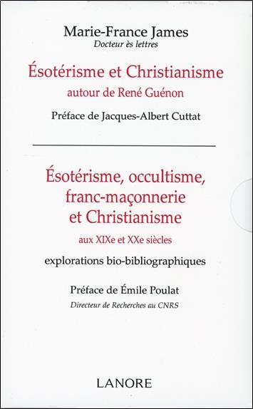 ésotérisme et christanisme autour de René Guénon ; ésotérisme, occultisme, franc-maçonnerie et christianisme aux XIXe et XXe siècles                     (2 volumes sous coffret ; Préfaces Jacques-Albert Cuttat et Emile Poulat)