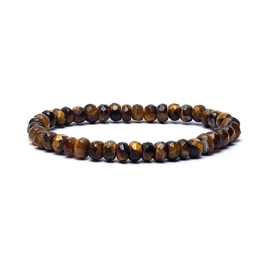 bracelet oeil du tigre à facettes
