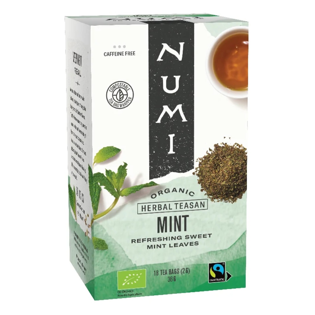 Numi Thé bio aux herbes Mint -- 18x2g