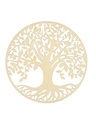 Socle de rechargement en bois Arbre de Vie ajouré 10 cm