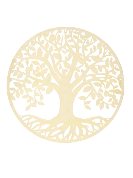 Socle de rechargement en bois Arbre de Vie ajouré 30 cm