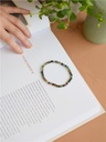 Bracelet Agate Multicolore Perles rondes 4 mm
