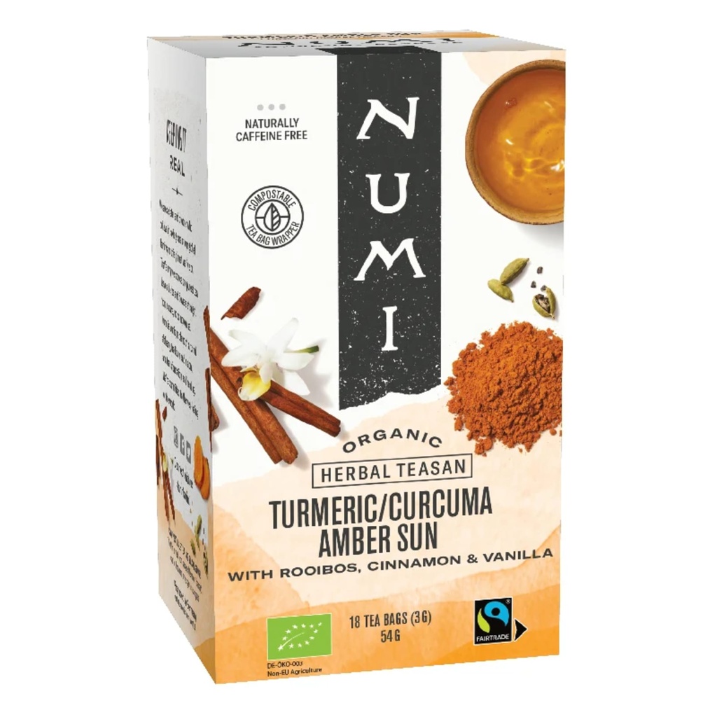 Numi Thé bio Curcuma Amber Sun -- 18x3g