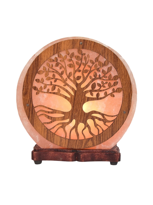 Lampe en Cristal de Sel 3D Arbre de Vie
