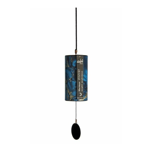 [3660341740392] Carillon Ange cristal 45 cm Bleu et Blanc