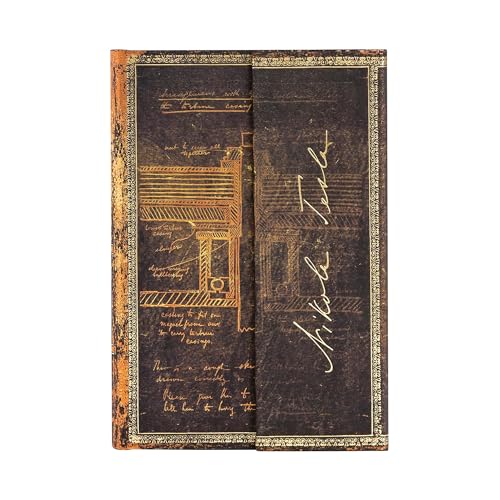 Carnets à couverture rigide - Tesla, Croquis d’une Turbine - Mini - Ligné