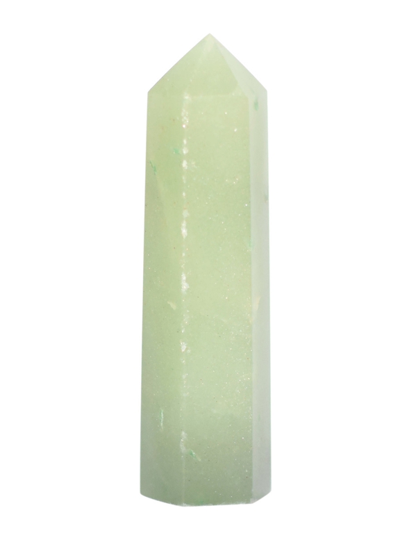 Pointe obélisque Aventurine verte