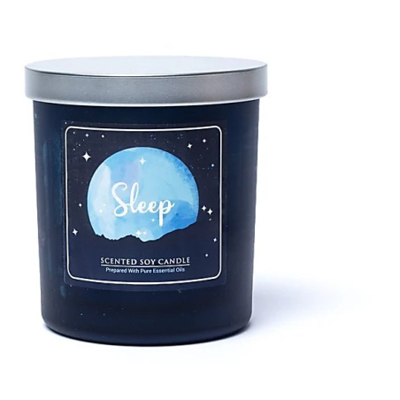 bougie de soja parfumée sleep verre
