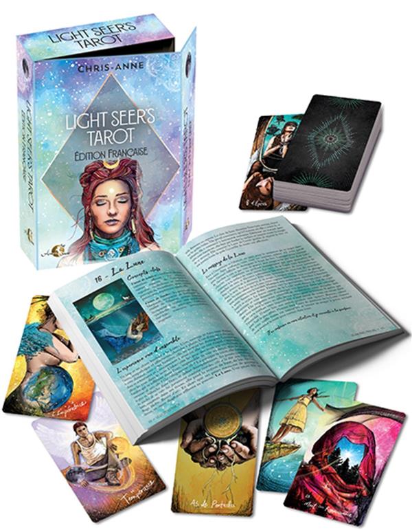 Light seer's tarot - edition francaise - coffret contenant un tarot de 78 cartes et d un livre expli                     (coffret)