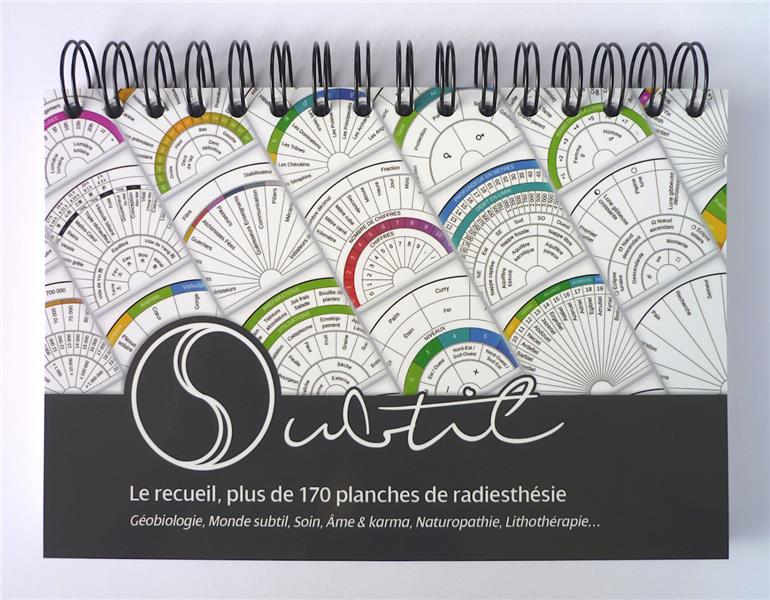 Le recueil, plus de 170 planches de radiesthésie : Géobiologie, Monde subtil, Soin, Âme & karma, Naturopathie, Lithothérapie...