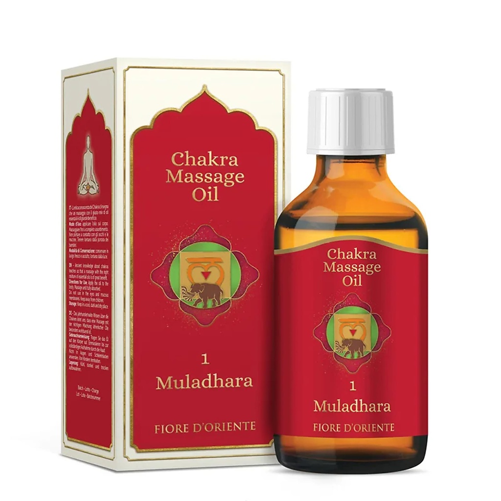 Huile de massage 1°chakra  Muladhara | 100ml