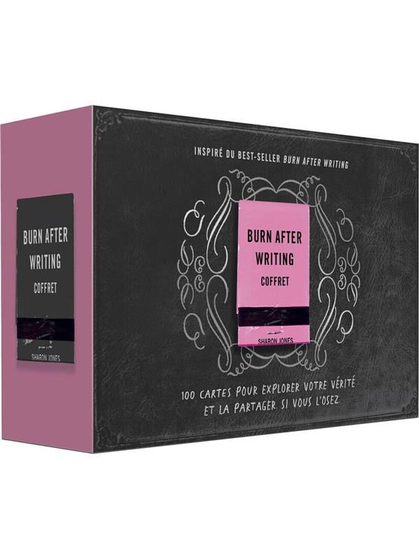 Burn after writing - Coffret avec 100 cartes