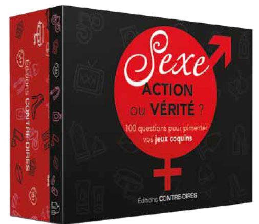 [9782849335390] Sexe : action ou vérité ? - 100 questions pour pimenter vos jeux coquins