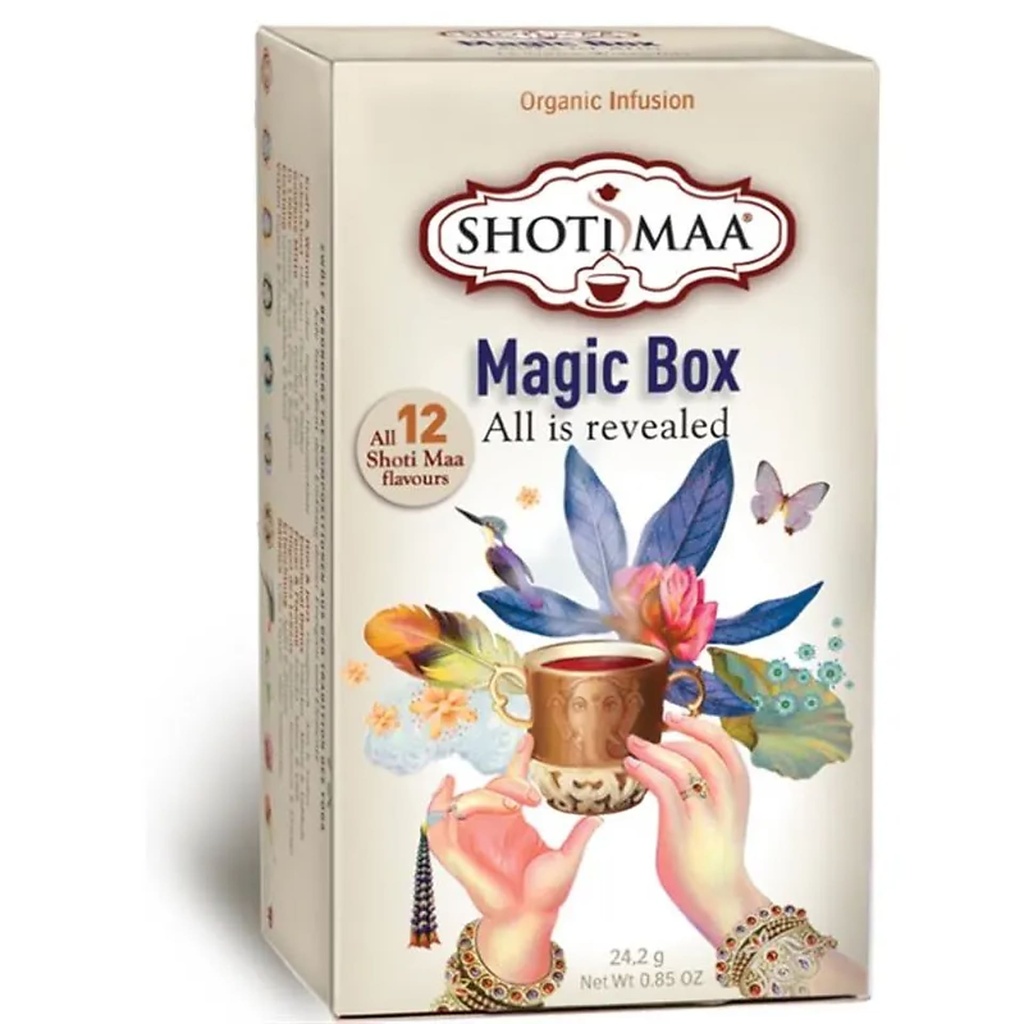 Shoti Maa Magic Box 12 fragranze de thé bio | 24.2 g