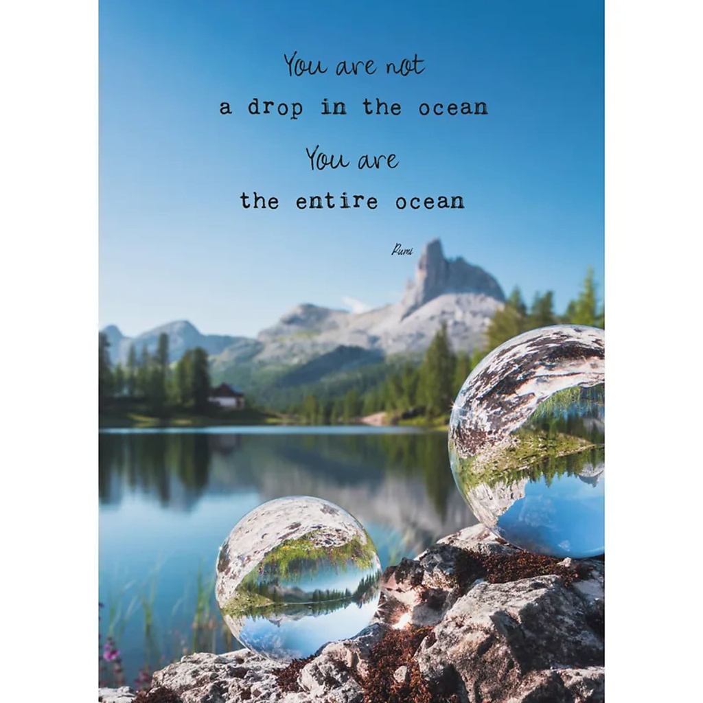 Carte postale You are not a drop.. | 15x10.5 cm