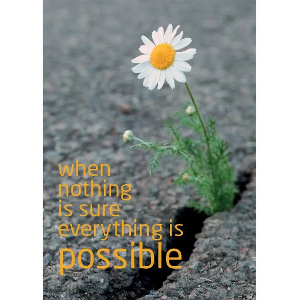 Carte postale When nothing is sure | 15x10.5 cm