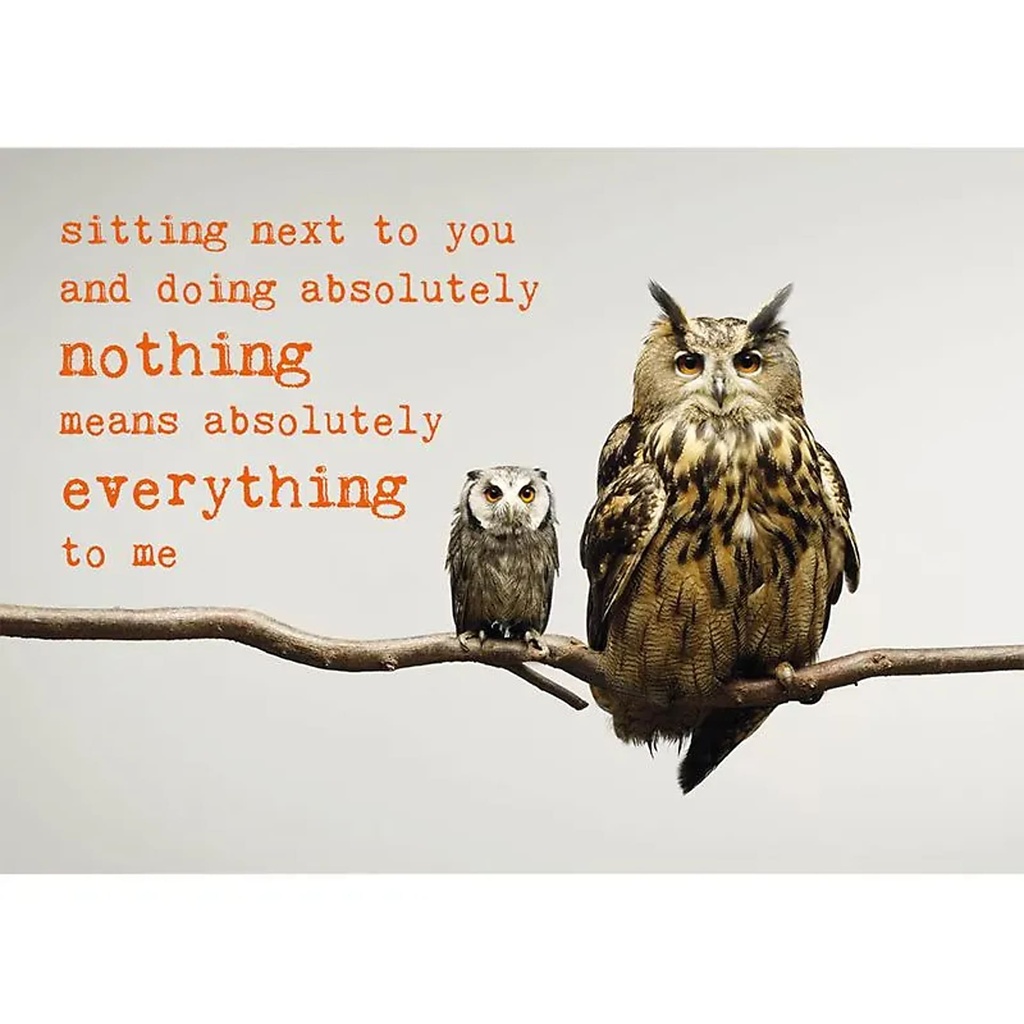 Carte postale Sitting next to you and doing | 15x10.5 cm