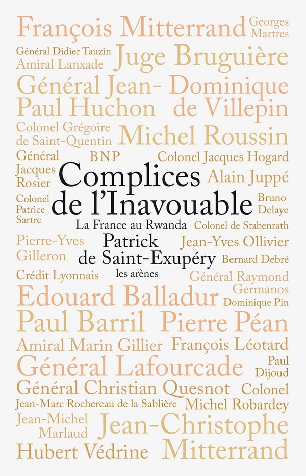 [9782352040835] Complices de l'Inavouable - La France au Rwanda