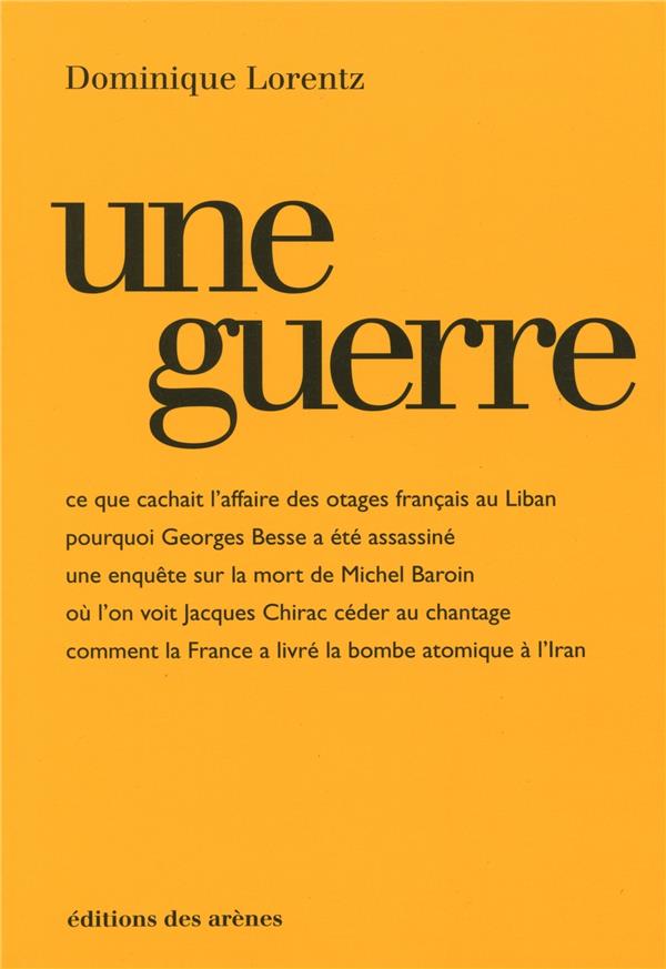 [9782912485007] Une guerre