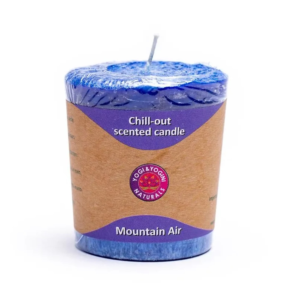 [8718657460482] Bougie Chill Out parfumée Mountain Air | 4.5x4 cm