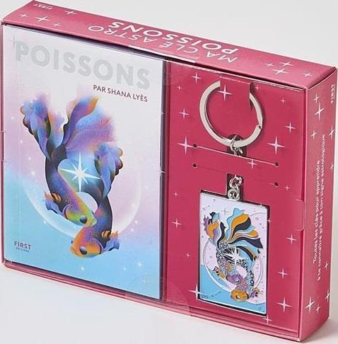 Ma clé astro Poisson - Coffret contenant un livret et un porte-clef