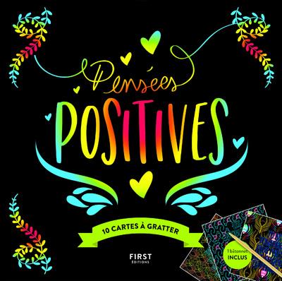 Pensées positives - 10 cartes à gratter. Avec un bâtonnet