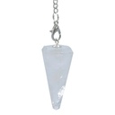 Pendule Cristal avec chaînette 7 Chakra | 16 g; 3-4 cm