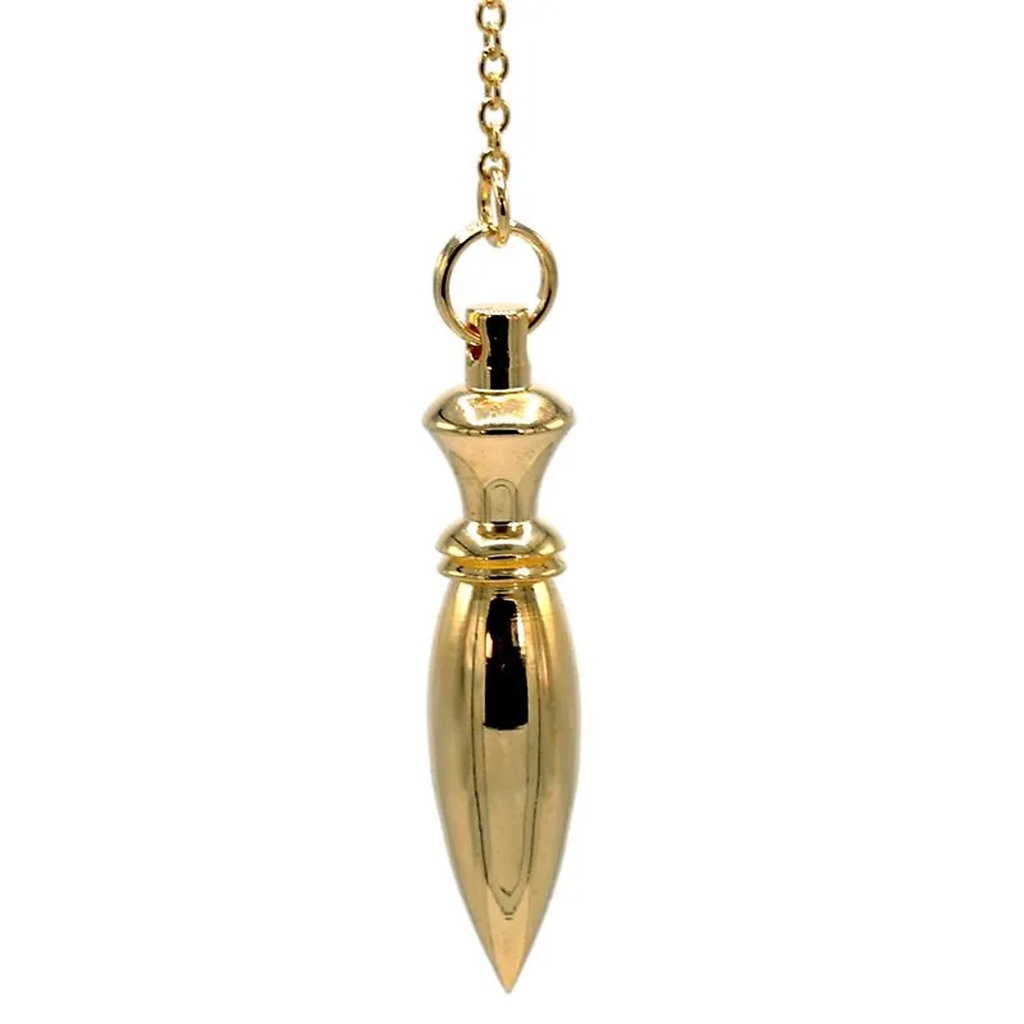 Pendule en laiton plaqué or | 14 g; 4.4 cm