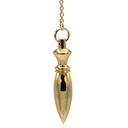 Pendule en laiton plaqué or | 14 g; 4.4 cm