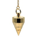 Pendule en laiton plaqué or | 18 g; 2.5 cm