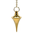 Pendule en laiton plaqué or | 20 g; 4 cm