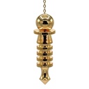 Pendule en laiton plaqué or | 24 g; 5 cm