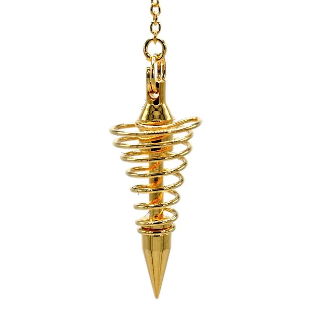 Pendule en laiton plaqué or | 12 g; 4 cm