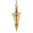 Pendule en laiton plaqué or | 12 g; 4 cm