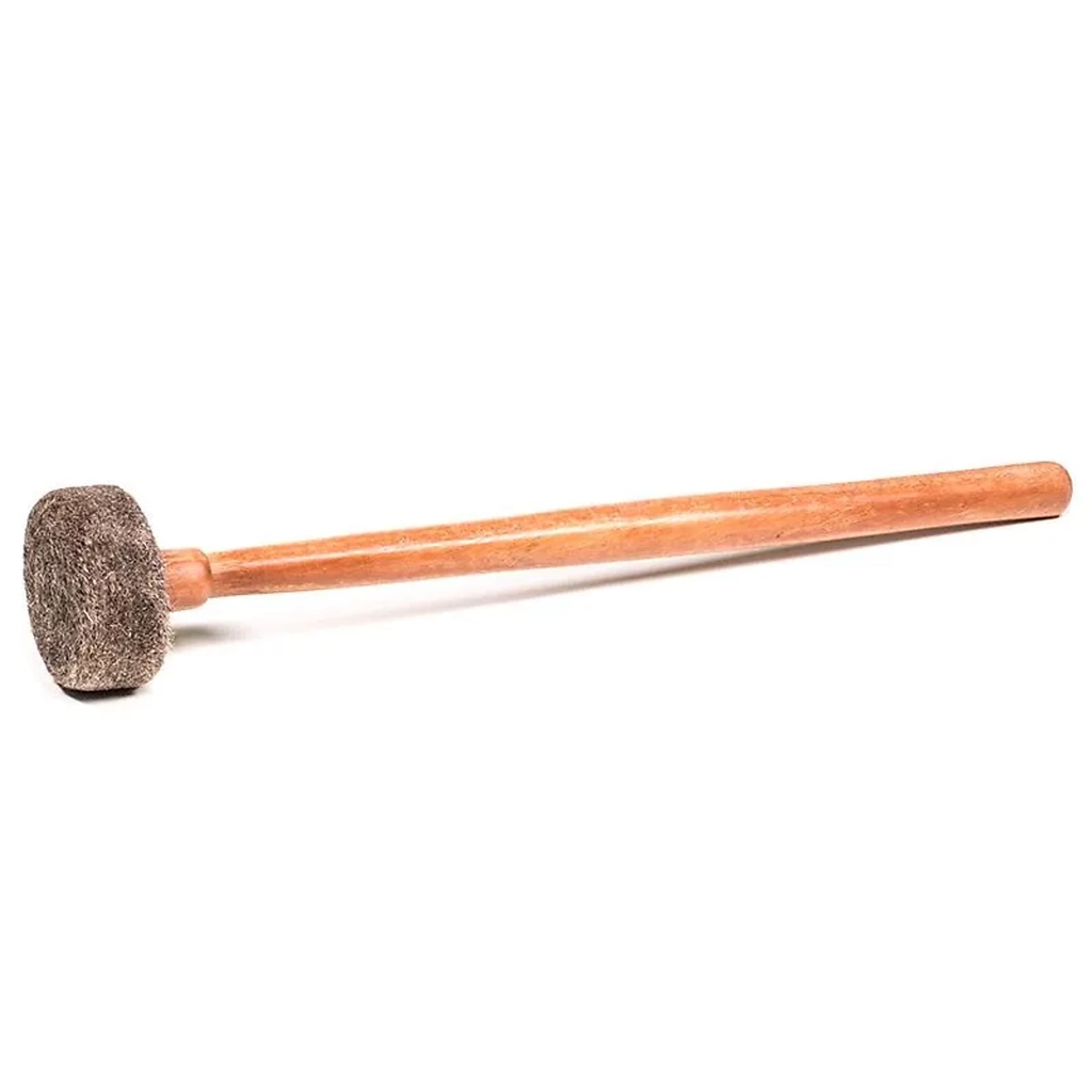 Maillet feutre/bois bol chantant L | 70 g; 5.5x3.3x32 cm