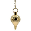 Pendule en laiton plaqué or | 27 g; 3 cm