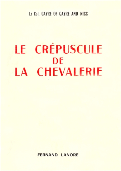 Le crépuscule de la chevalerie