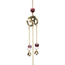 Clochettes décoratives avec Rudraksha symbole OM | 50 cm
