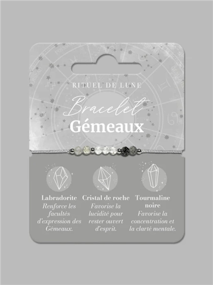 [3760398181015] Bracelet Astrologie Gémeaux