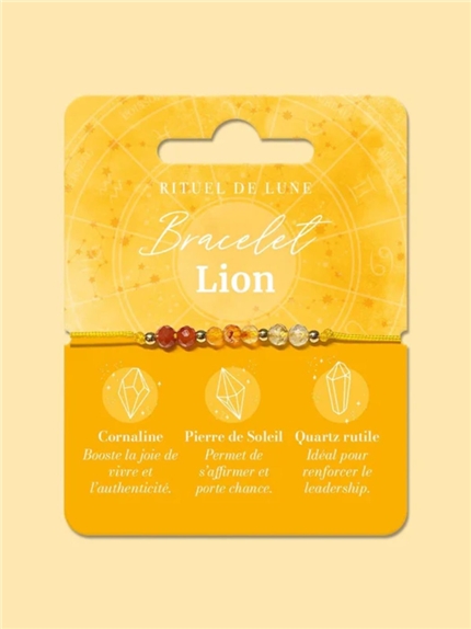 [3760398180995] Bracelet Astrologie Lion
