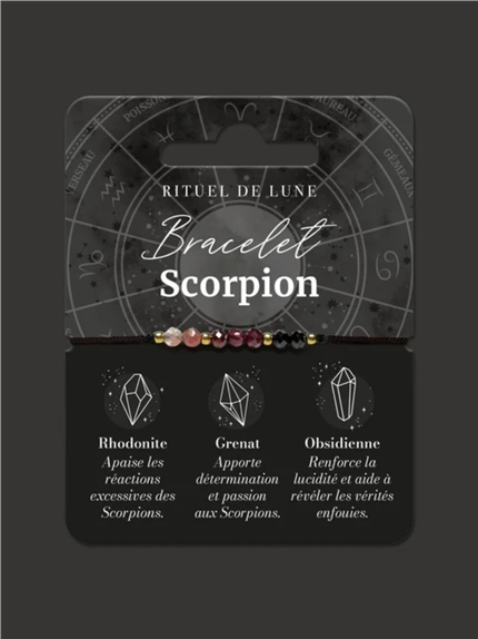 [3760398180964] Bracelet Astrologie Scorpion