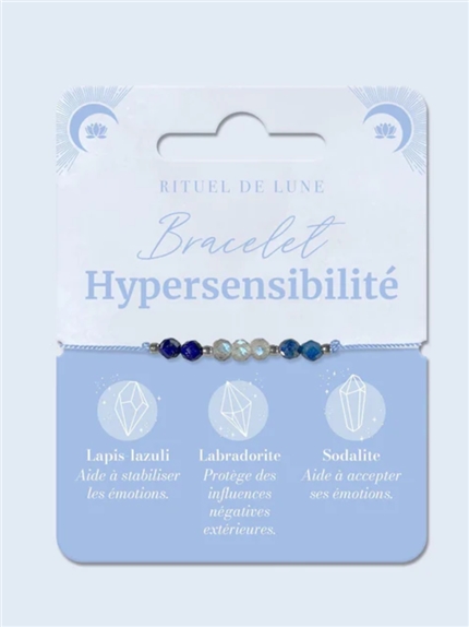 [3760398180858] Bracelet d'intention Hypersensibilité